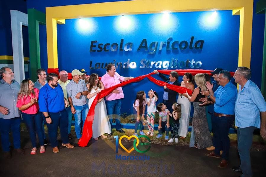 Com investimento de R$ 5,2 milhões, Prefeitura de Maracaju entrega reforma e ampliação da Escola Agrícola