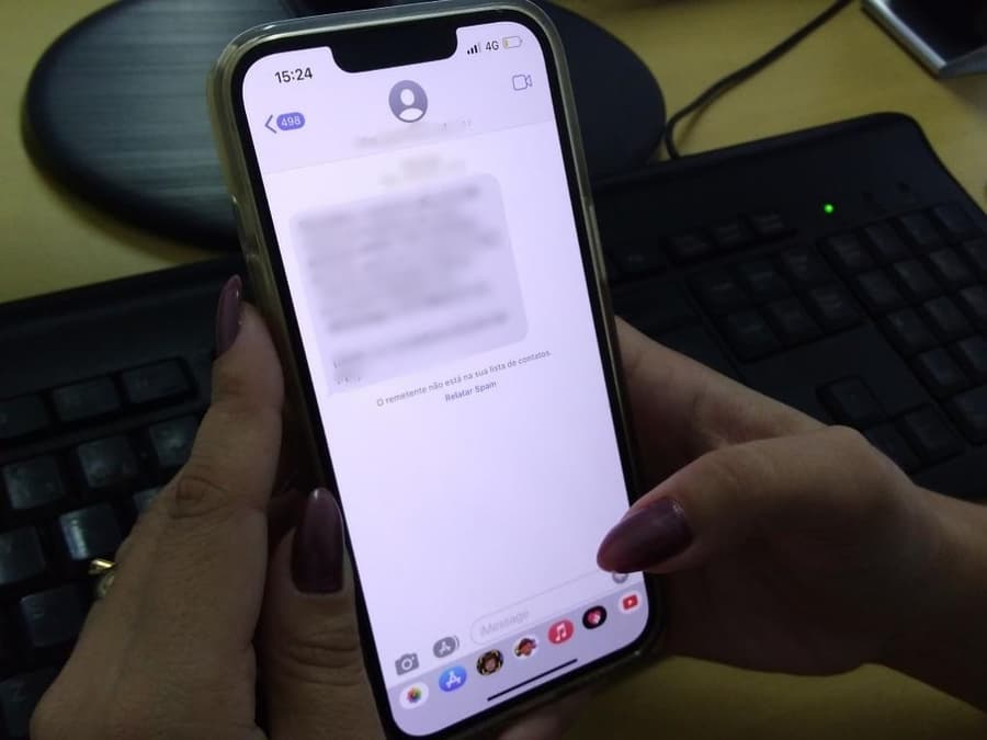 Através de SMS, mulher de 46 anos é enganada em Sidrolândia e perde R$ 400,00 reais