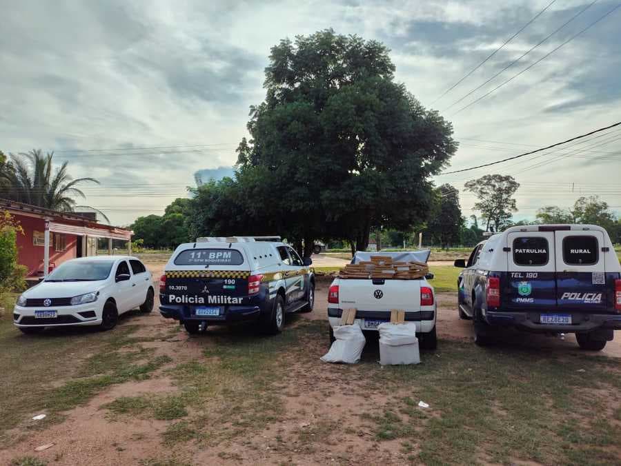 Sidrolandense é preso em Jardim ao fazer batida para traficante com mais 400kg de maconha