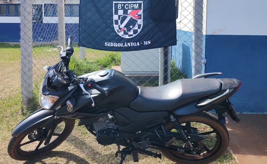 Força Tática de Sidrolândia recupera moto em menos de 4h após vítima registrar furto