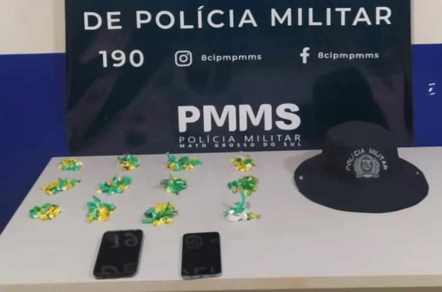 PM fecha “boca de fumo” no Bairro São Bento e cumpre mandado de prisão