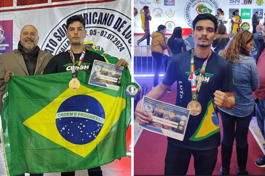 Jovens de Sidrolândia conquistam pódio em campeonato Sul-americano de luta de braço