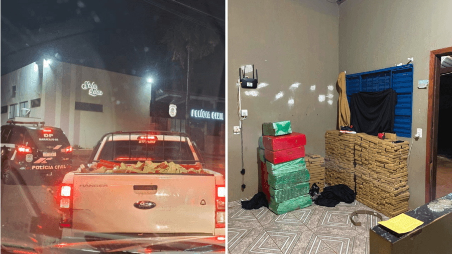 Polícia Civil de Maracaju realiza a maior apreensão de drogas dentro do município na história
