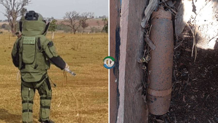 Mais um: artefato explosivo é localizado no Assentamento Eldorado II