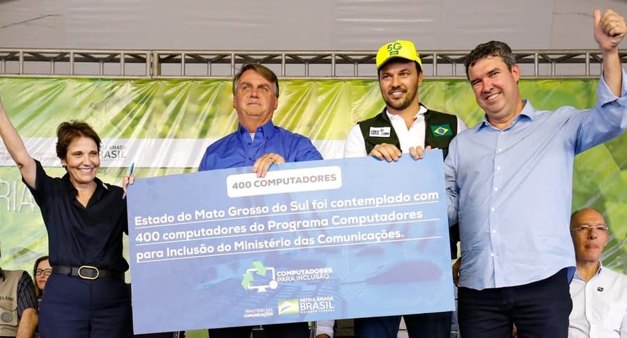 Riedel e Tereza Cristina selam aliança e palanque será de Bolsonaro em MS