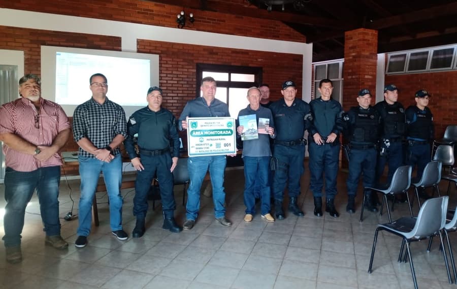 No Sindicato Rural, Polícia Militar oficializa instalação do patrulhamento rural em Sidrolândia