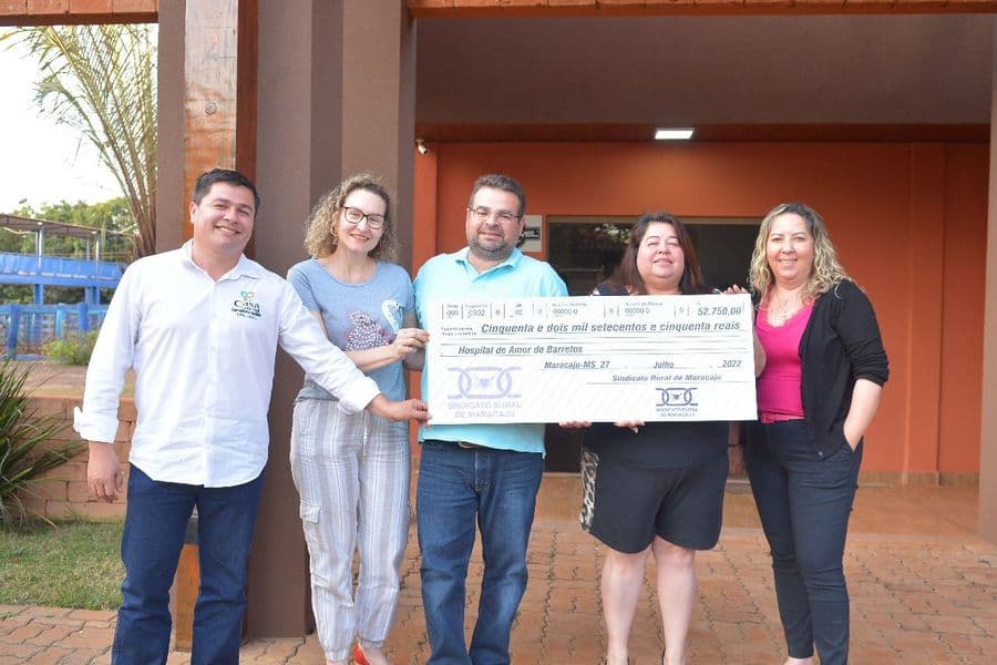 Com segunda doação, Sindicato Rural repassa mais de R$ 100 mil em ajuda à pacientes com câncer