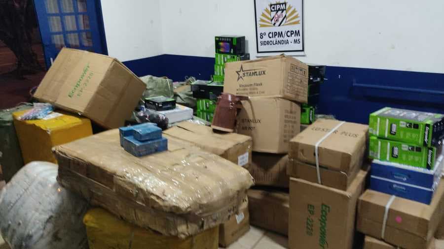 Polícia Militar prende homem de 31 anos por desacato e descaminho em Sidrolândia