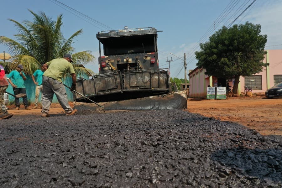 Prefeitura inicia a última etapa da pavimentação do Bairro Jardim Paraíso