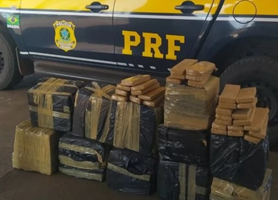 Polícia Rodoviária Federal apreende 252 Kg de maconha em Maracaju