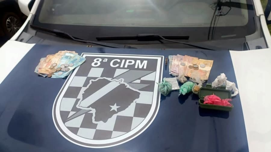 Polícia Militar prende homem em flagrante por tráfico de drogas no Bairro São Bento