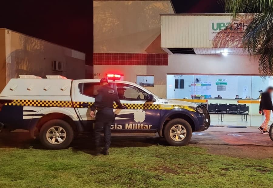 Durante briga em Sidrolândia, mulher leva garrafada no rosto e é encaminhada à UPA