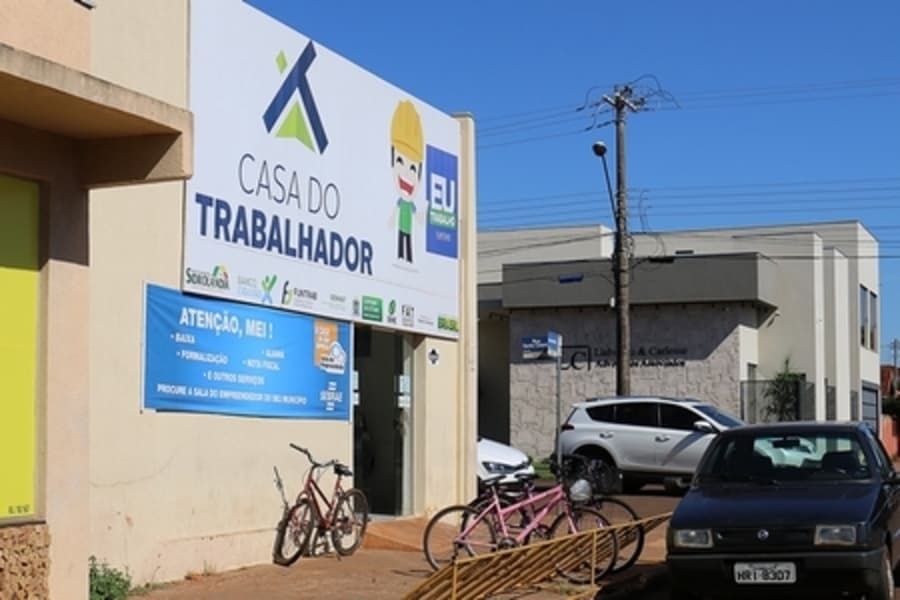 Casa do Trabalhador de Sidrolândia começa semana com diversas vagas de emprego