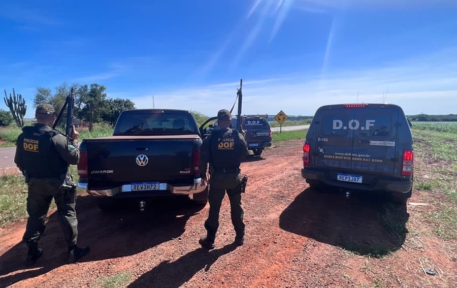 DOF recupera caminhonete e revólver furtados em Maracaju