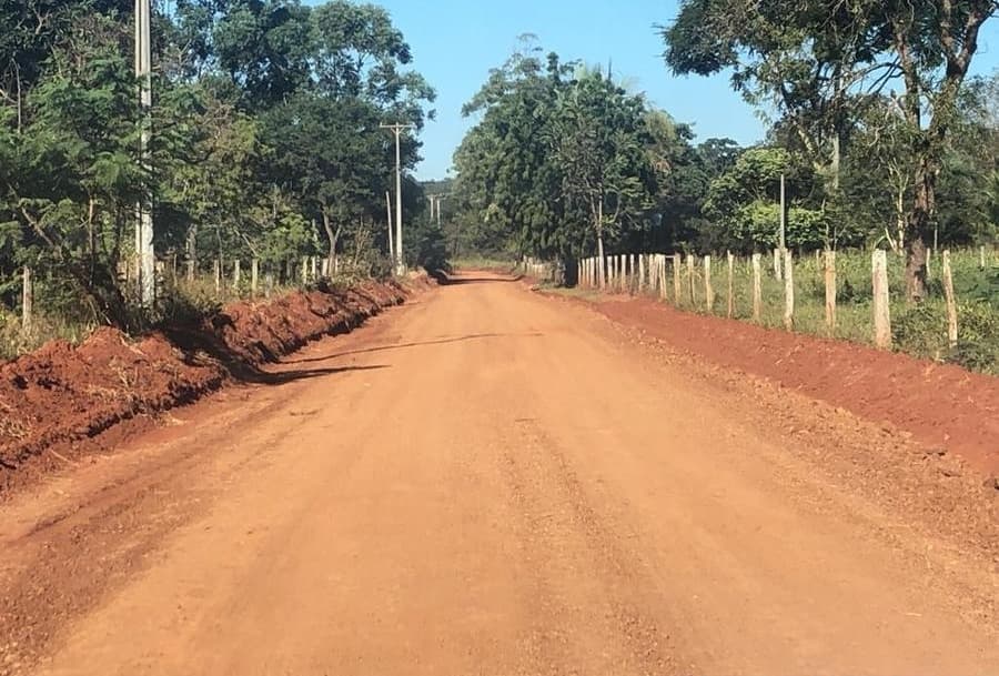Serviços de recuperação de estradas são concluídos em várias regiões de Sidrolândia