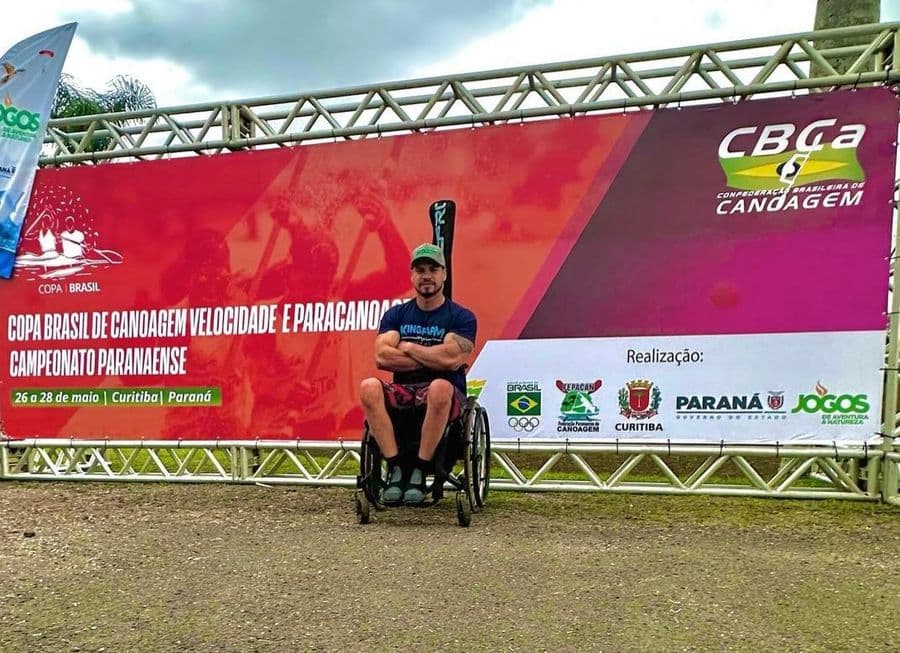 De Sidrolândia, Alan Nantes conquista o 2º lugar na Copa Brasil Velocidade e Paracanoagem 2023