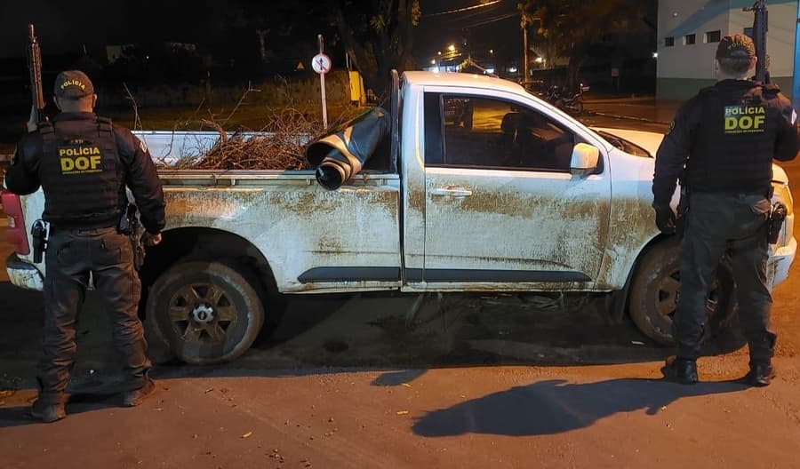 Caminhonete roubada no Paraná é recuperada pelo DOF em Maracaju