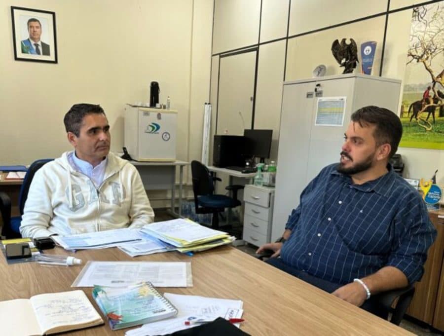 Em busca de apoio para atletas, Robert se reúne com presidente da Fundesporte
