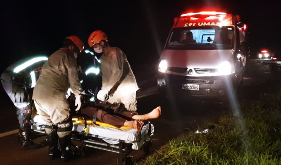 Homem de 65 anos morre após ultrapassagem e capotamento na BR-060