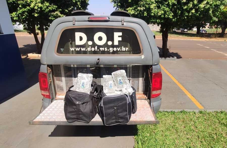 Foragido da Justiça de Sergipe é preso com maconha pelo DOF durante a Operação Hórus em Maracaju