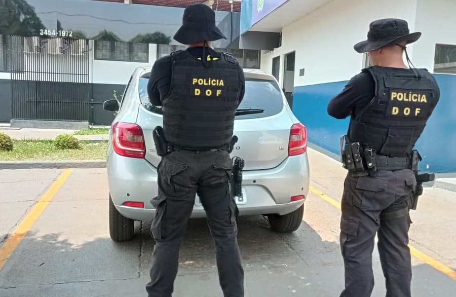 Veículo furtado em São Paulo foi recuperado pelo DOF em Maracaju