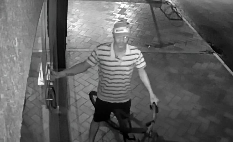 Ladrão que furtou loja em Sidrolândia ainda não foi identificado e continua foragido