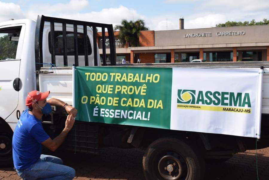 Assema reúne empresários e comerciantes em manifesto por retorno ao trabalho