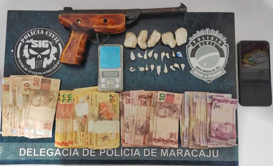 Adolescente é apreendido por tráfico de drogas e posse de arma de fogo