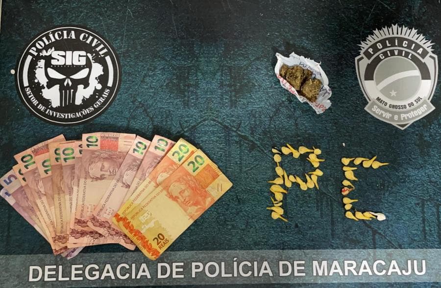 Polícia Civil de Maracaju fecha mais uma “boca de fumo” e prende traficante