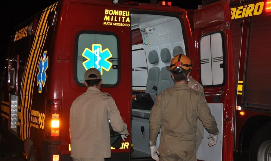 Tentativa de homicídio mobiliza Corpo de Bombeiros em Sidrolândia