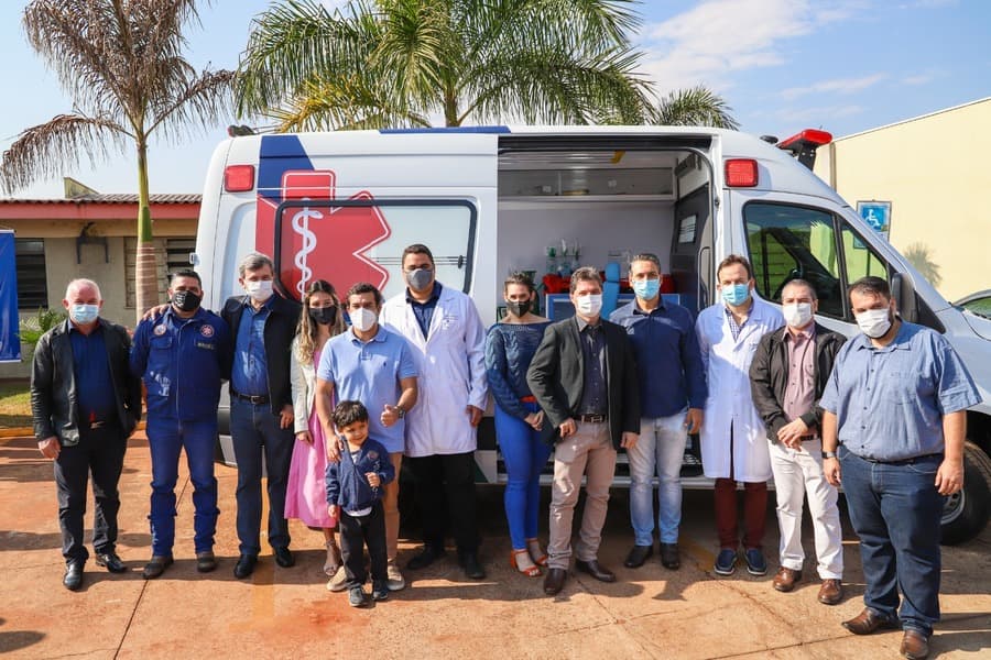 Pedido do Presidente da Câmara é atendido e Maracaju recebe ambulância fruto de emenda