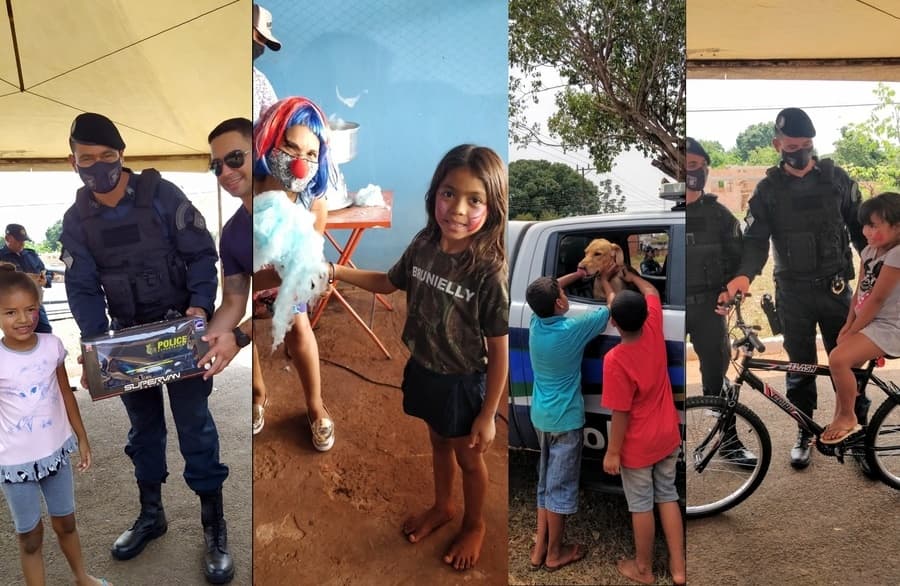 Com forças de segurança, grupo promoverá ação social para crianças no domingo