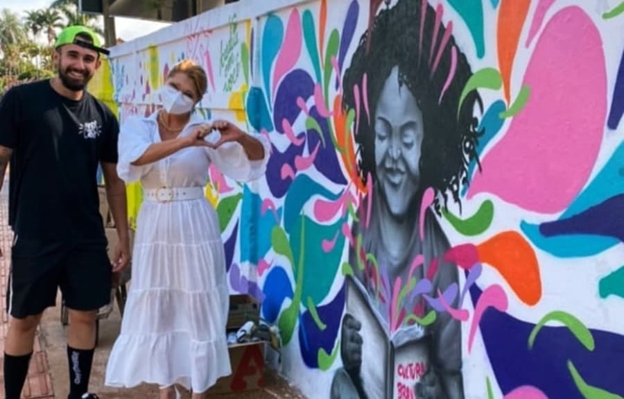 Em Sidrolândia, muros das Escolas municipais ganham vida com pinturas artísticas