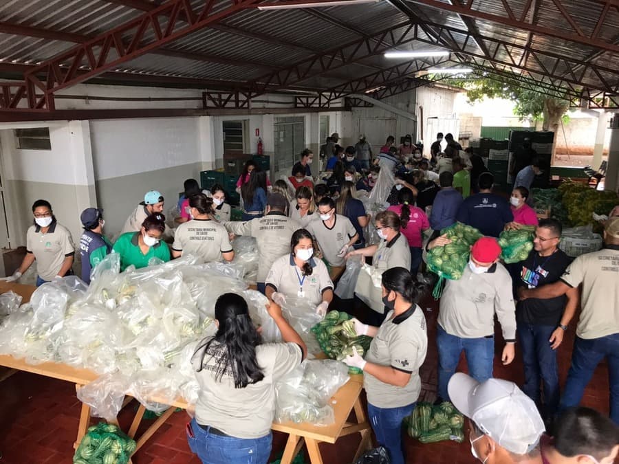 Em Sidrolândia, mais de 1 mil famílias serão beneficiadas com cestas da Assistência Social