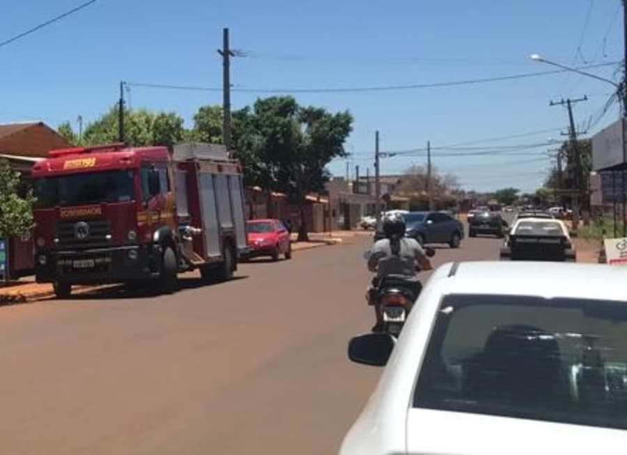Mulher de 30 anos leva facada na boca e é socorrida pelo Corpo de Bombeiros