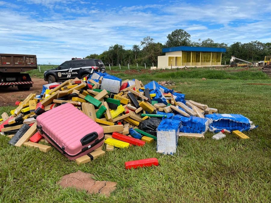 Polícia Civil incinera mais de duas toneladas de entorpecentes em Sidrolândia