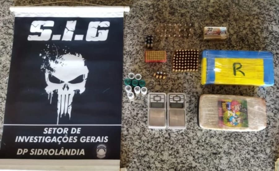 Polícia Civil fecha “boca de fumo” e apreende mais de 160 munições em Sidrolândia