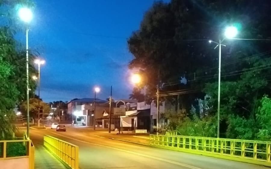Com ações coordenadas, Prefeitura de Maracaju segue realizando reparos na iluminação pública