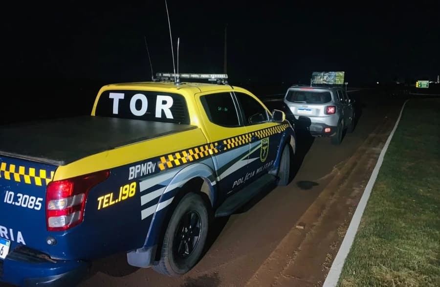 Em menos de 3 horas, TOR recupera carro roubado entre Sidrolândia e Maracaju