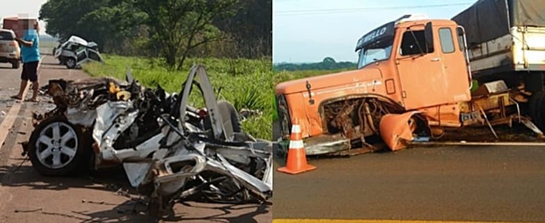Tragédia: Militar de 32 anos morre após colisão com carreta na BR-060