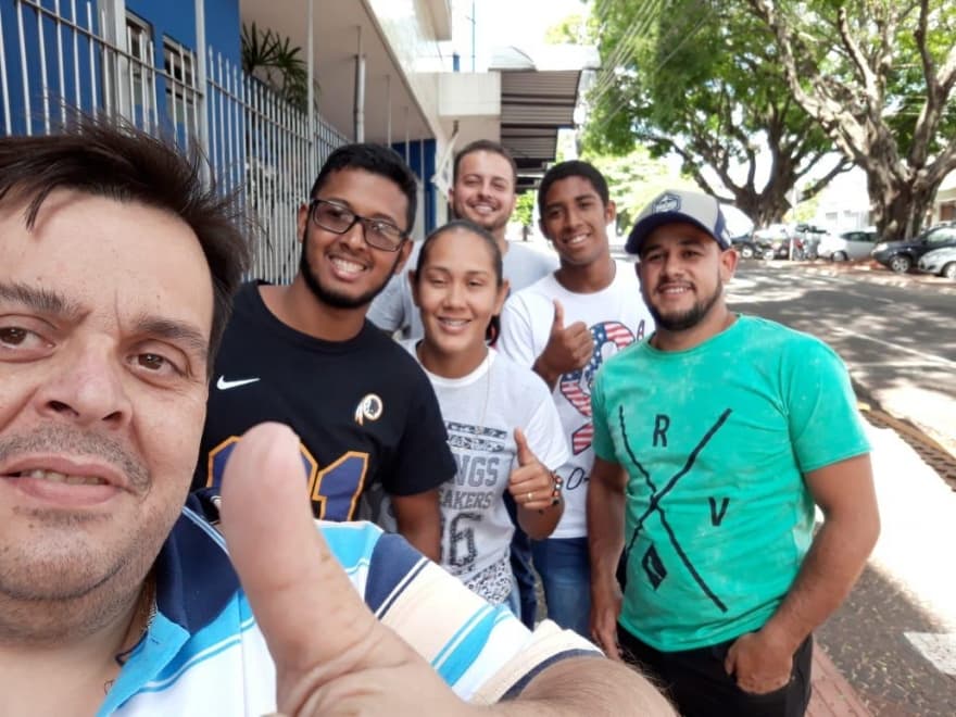 Membros do “Judô para Todos” participam de evento da FJMS