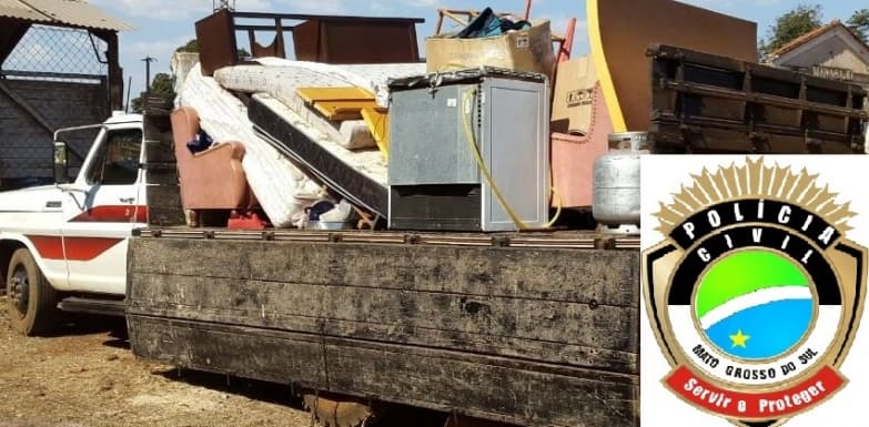 Homem é preso após fazer ‘limpa’ em residência e furtar R$ 10 mil em móveis