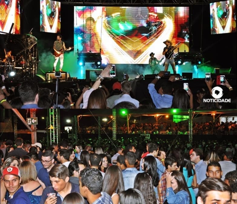 Em noite de parque lotado, Fernando e Sorocaba fazem show histórico na Expo Sidrolândia