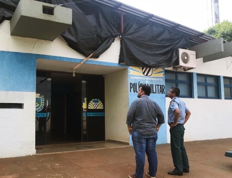 Após intervenção do vereador Robert, obra na sede da PM é concluída