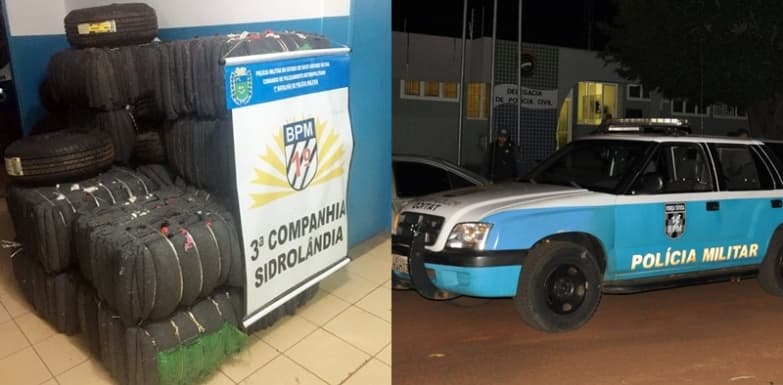 Polícia Militar apreende carga de produtos contrabandeados do Paraguai