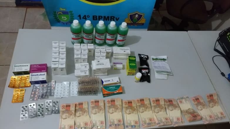 PMR prende três pessoas com dinheiro falso e medicamentos contrabandeados