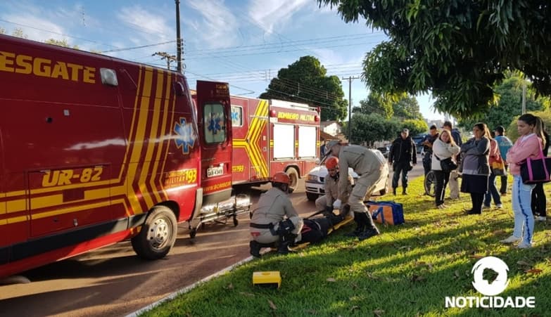 Criança de 11 anos é atropelada ao atravessar a Avenida Antero Lemes