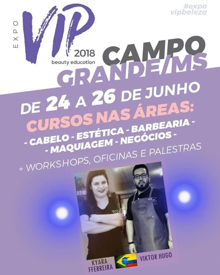 Sidrolandense ministrará curso na Expo Vip, maior feira de Beleza do MS