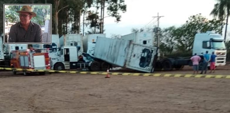 Manobrista morre esmagado por contêiner de carreta no pátio da JBS