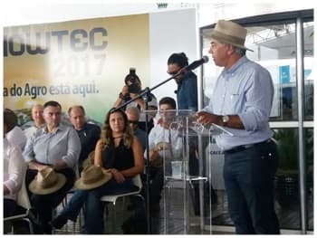 Reinaldo Azambuja prestigia Showtec e destaca produtividade em MS